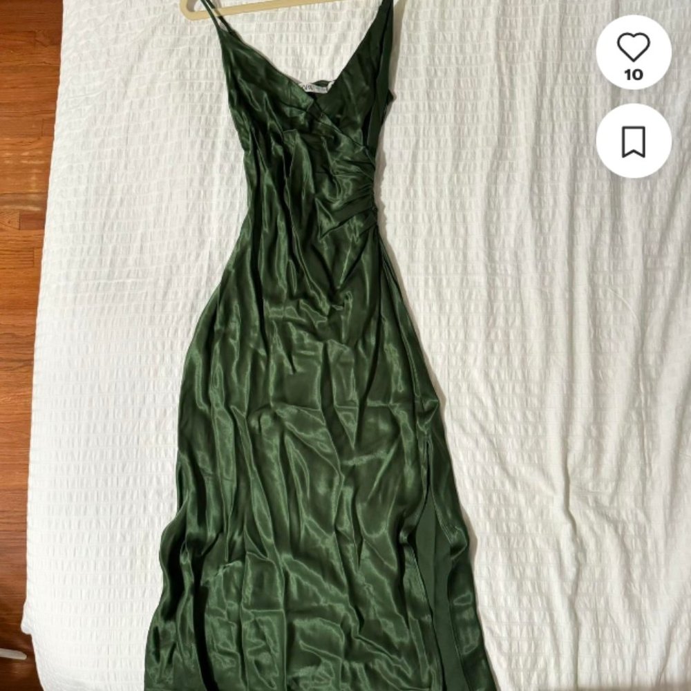 midi dress with slit